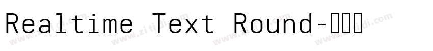 Realtime Text Round字体转换 Realtime Text Round字体转换